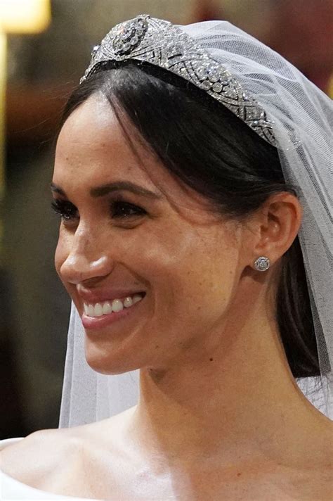 meghan markle diamond earrings|meghan markle cartier earrings.